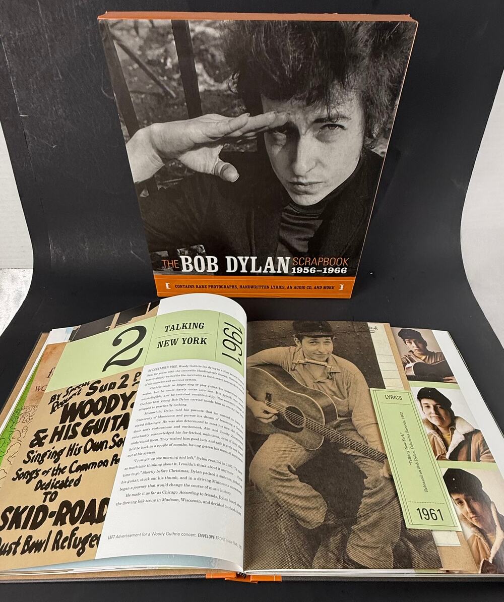 Bob Dylan Scrapbook 1956-1966 Robert Santelli 2005 Slipcase Audio CD Complete